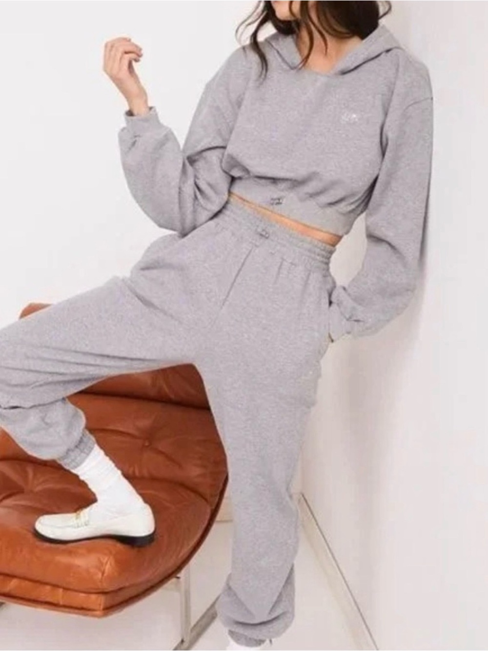 For Love & Lemons sweat pant and hoodie set